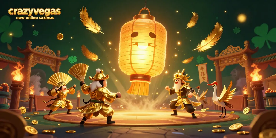 Experience the excitement of crazyvegas new online casinos with a vibrant night market scene featuring glowing spirits and golden symbols.